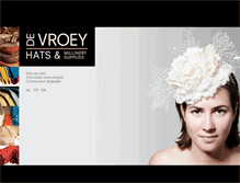 Tablet Screenshot of devroeyhats.be